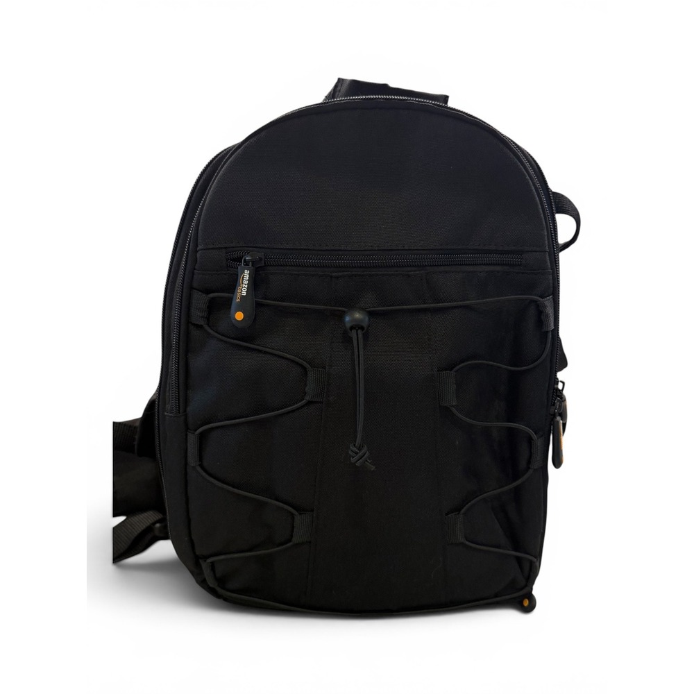 Amazon Basics SLR/DSLR Camera Backpack Black Padded Adjustable Dividers